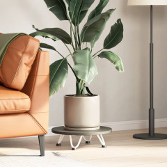 OMAXI Nohy na konferenční stolek ve tvaru vlásenky 4 ks bílé 10 cm masivní ocel 955747