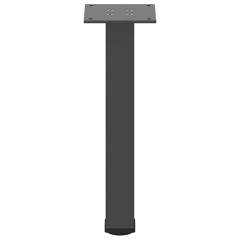 OMAXI Nohy konferenčního stolku 4 ks antracitové 42-44 cm ocelové 956195