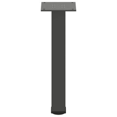 OMAXI Nohy konferenčního stolku 4 ks antracitové 42-44 cm ocelové 956195