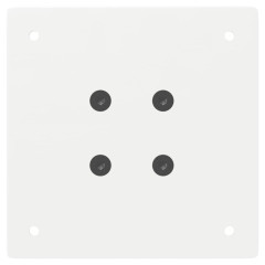 OMAXI Nohy konzolového stolku 4 ks bílé 72 cm ocelové 956584