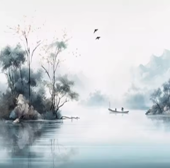 Solution Media 3D tapeta - Inkoustové krajiny MU8028