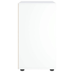 OMAXI Příborník VISNES bílý 60x40x73 cm kompozitní dřevo 783134