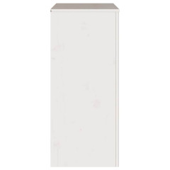 OMAXI Komoda Drammen Bílá 76,5 x 40 x 91 cm Masivní borové dřevo 787095