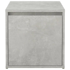 OMAXI Úložný box se zásuvkou betonově šedý 40,5 x 40 x 40 cm kompozit 643754