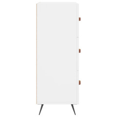 OMAXI Komoda bílá 69,5 x 34 x 90 cm kompozitní dřevo 864231
