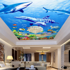 Solution Media 3D tapeta - Žralog a delfín MU1259