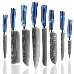 XITUO 8 dílná sada kuchyňských nožů 7cr17Mov