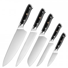 XITUO 5 dílná sada kuchyňských nožů 5Cr15MoV