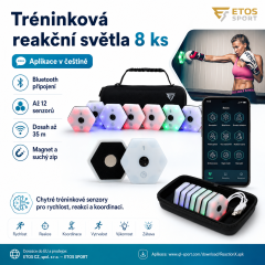 Queling Tréninková reakční světla 8ks + App