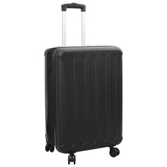 OMAXI Kufr se zámkem Černá 34 x 23 x 55.5 cm ABS plast 886347