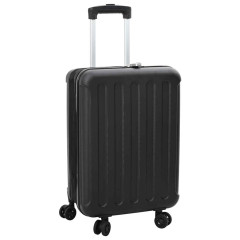 OMAXI Kufr se zámkem Černá 43 x 27 x 66 cm ABS plast 886354