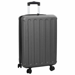 OMAXI Kufr se zámkem Tmavě šedá 43 x 27 x 66 cm ABS plast 886392