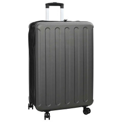 OMAXI Kufr se zámkem Tmavě šedá 50 x 30 x 76 cm ABS plast 886408