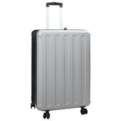 OMAXI Kufr se zámkem Stříbrná 50 x 30 x 76 cm ABS plast 886446