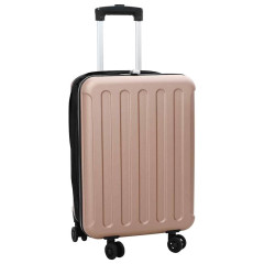 OMAXI Kufr se zámkem růžová zlatá 34 x 23 x 55.5 cm ABS plast 886460