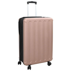 OMAXI Kufr se zámkem růžová zlatá 50 x 30 x 76 cm ABS plast 886484