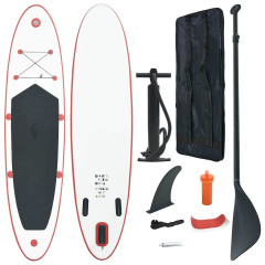 OMAXI Nafukovací Stand Up Paddleboard (SUP) červenobílý 769714