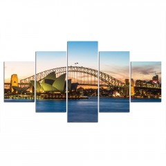 Etos ArtSailing Gallery 5 dílný obraz na plátně - Sydney Opera House 2
