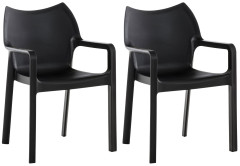 OMAXI SET 2 stohovacích židlí DIVA 621544