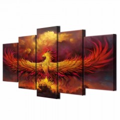 Etos ArtSailing Gallery 5 dílný obraz na plátně -  Phoenix