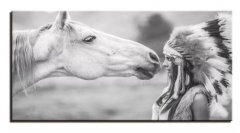 Etos ArtSailing Gallery 1 dílné obrazy - Kůň a indiánka