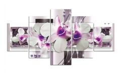 Etos ArtSailing Gallery 5 dílný obraz na plátně -  Orchidej