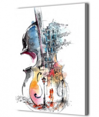 Etos ArtSailing Gallery 1 dílné obrazy - Abstraktní čelo