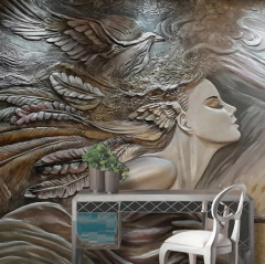 Solution Media 3D tapeta - Tvář MU2932