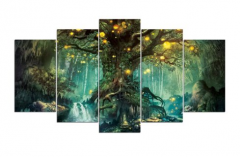 Etos ArtSailing Gallery 5 dílný obraz na plátně -  Strom života