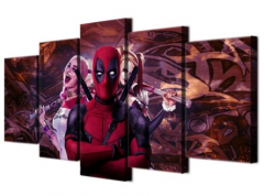 Etos ArtSailing Gallery 5 dílný obraz na plátně -  Deadpool