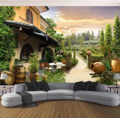 Solution Media 3D tapeta - Dům se zahradou MU3772