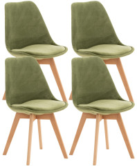 OMAXI Sada 4 židlí Linares velvet 442927
