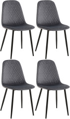 OMAXI Sada 4 židlí Giverny 313241