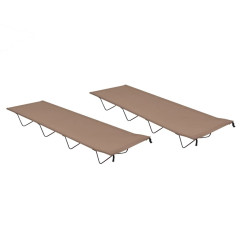 OMAXI Kempingové postele 2 ks 180x60x19 cm oxfordská látka ocel 136980