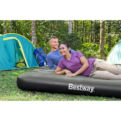 Bestway Nafukovací matrace 3 v 1 černá a šedá 188 x 99 x 25 cm 311851