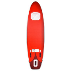 OMAXI Nafukovací SUP paddleboard a příslušenství červený 300x76x10cm 652114