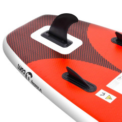 OMAXI Nafukovací SUP paddleboard a příslušenství červený 300x76x10cm 652114
