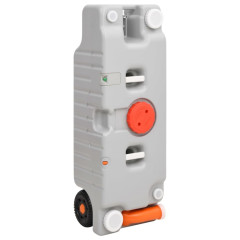 OMAXI Nádrž na vodu na kolečkách pro kempování 75 l šedá 782498