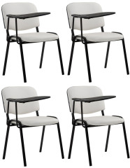 OMAXI Sada 4 židlí Ken se skládacím stolkem v imitaci kůže 459918