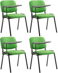 OMAXI Sada 4 židlí Ken se skládacím stolkem v imitaci kůže 459949