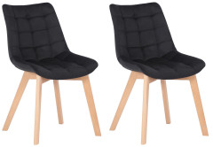 OMAXI Sada 2 jídelních židlí Passaic velvet 467463