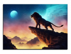 Etos ArtSailing Gallery 1 dílné obrazy - Lev a měsíc