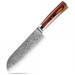7" nůž Santoku damašková ocel