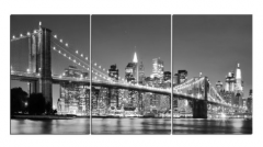 Etos ArtSailing Gallery 3 dílné obrazy - Brooklyn Bridge