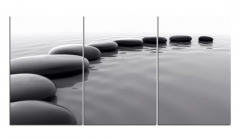 Etos ArtSailing Gallery 3 dílné obrazy -  Kameny