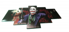 Etos ArtSailing Gallery 5 dílný obraz na plátně - Joker