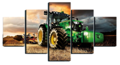 Etos ArtSailing Gallery 5 dílný obraz na plátně- Traktor