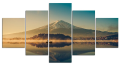 Etos ArtSailing Gallery 5 dílný obraz na plátně - Horské jezero II