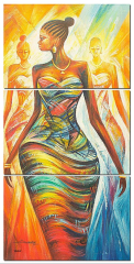 Etos ArtSailing Gallery 3 dílné obrazy - African Women