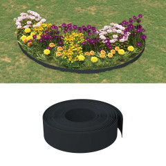 OMAXI Travní lem černý 10 m 15 cm polyethylen 766627